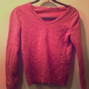 Uniqlo 100% cashmere pink sweater S